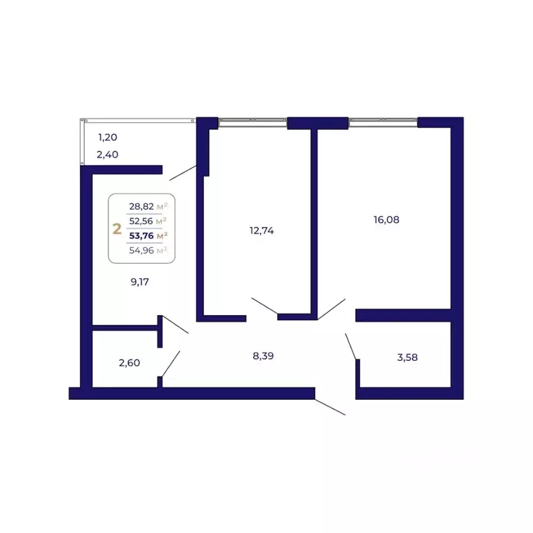 2-к кв. Башкортостан, Уфа Затон-Восточный жилрайон, Паруса жилой ... - Фото 1