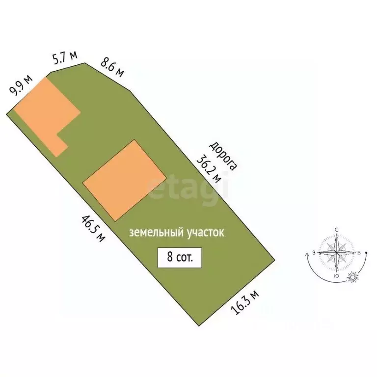 Дом в Саха (Якутия), Якутск Хатын-Юряхское шоссе, 7-й км, 146/2 (155 ... - Фото 2