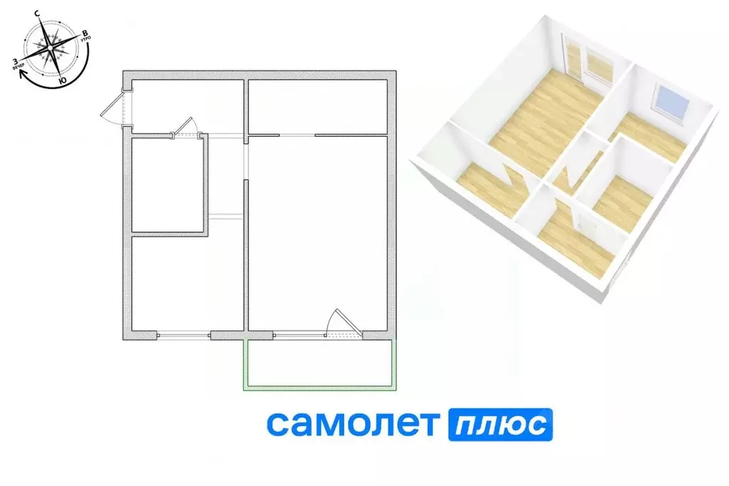 1-к кв. Кемеровская область, Кемерово Красноармейская ул., 125 (31.1 ... - Фото 0