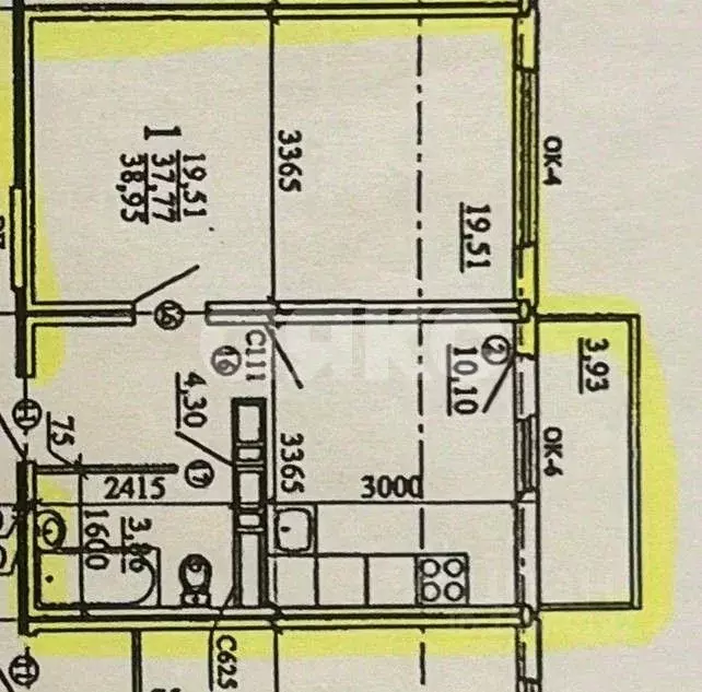 1-к кв. Краснодарский край, Анапа ул. Адмирала Пустошкина, 22к4 (37.8 ... - Фото 2