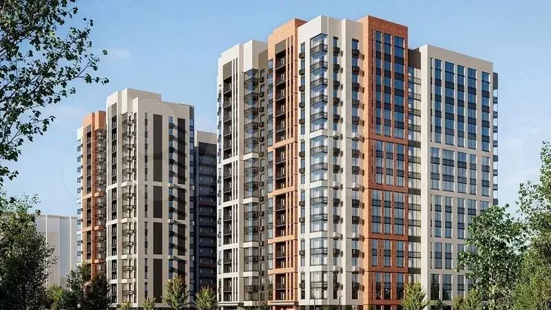 Квартира-студия, 14,9 м, 3/17 эт. - Фото 1
