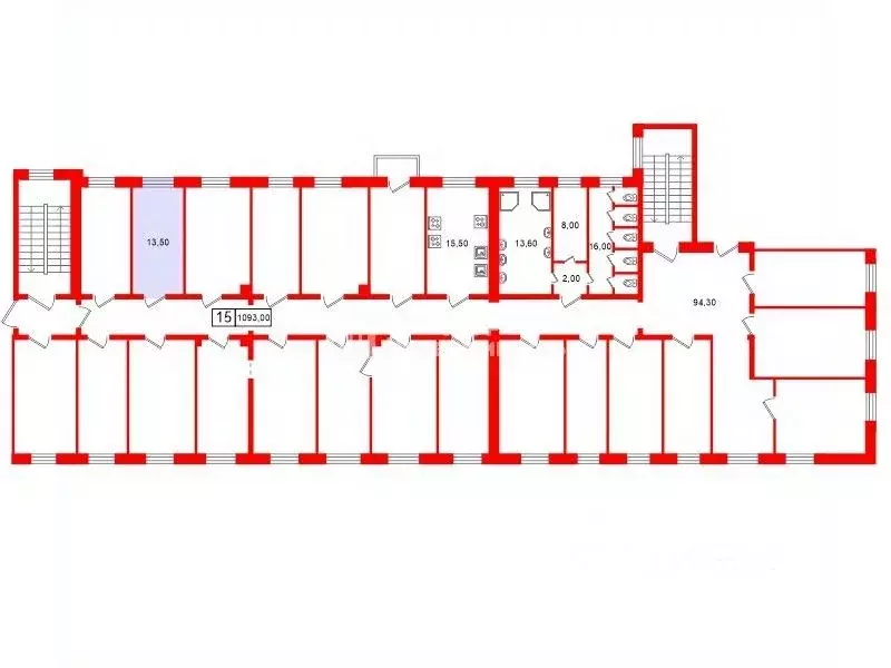 Комната Санкт-Петербург просп. Пархоменко, 8 (14.0 м) - Фото 2