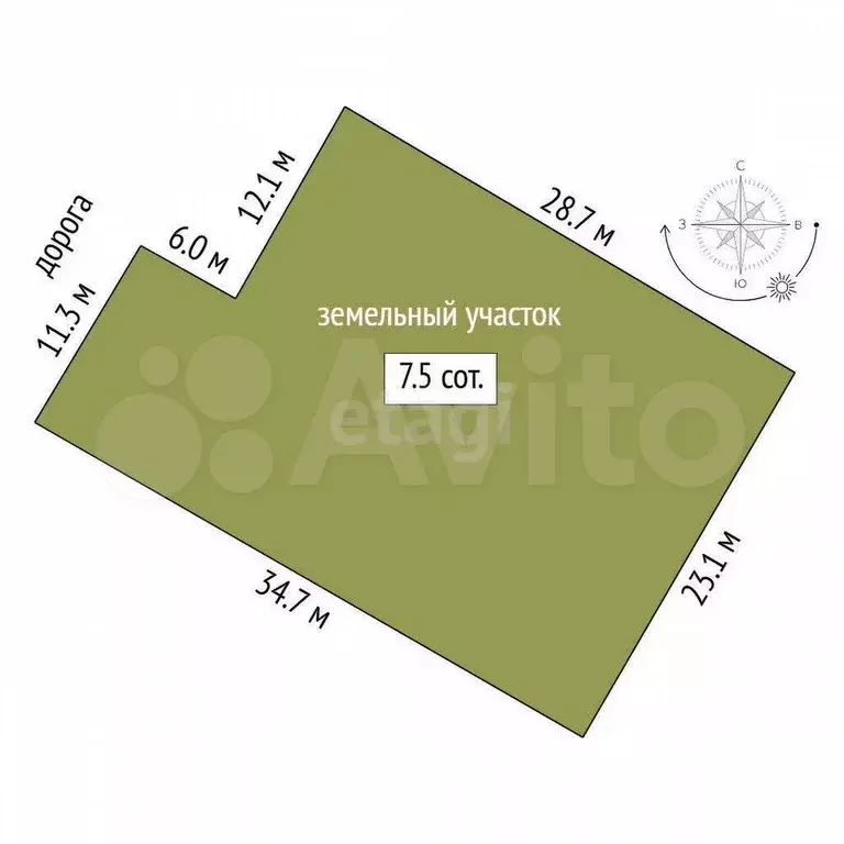 Дом 124 м на участке 7,5 сот. - Фото 1