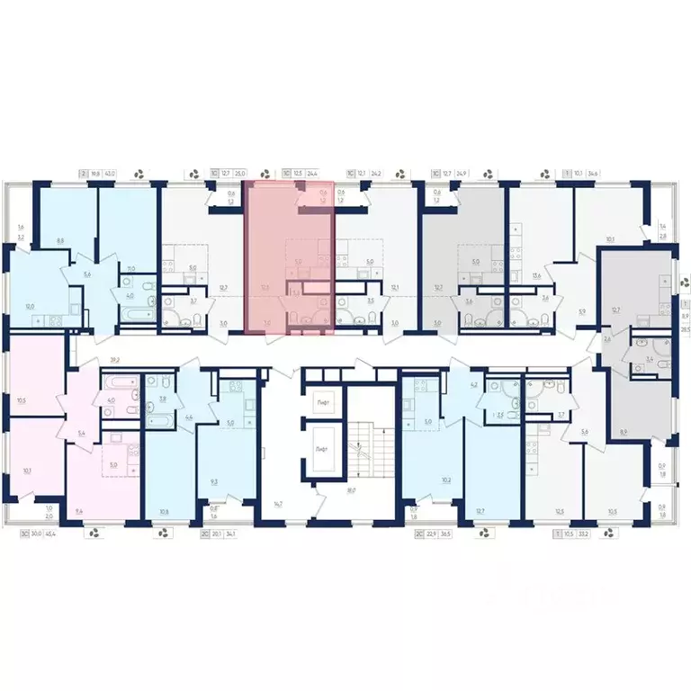 1-к кв. Башкортостан, Уфа ул. Евгения Столярова, 13 (24.4 м) - Фото 2