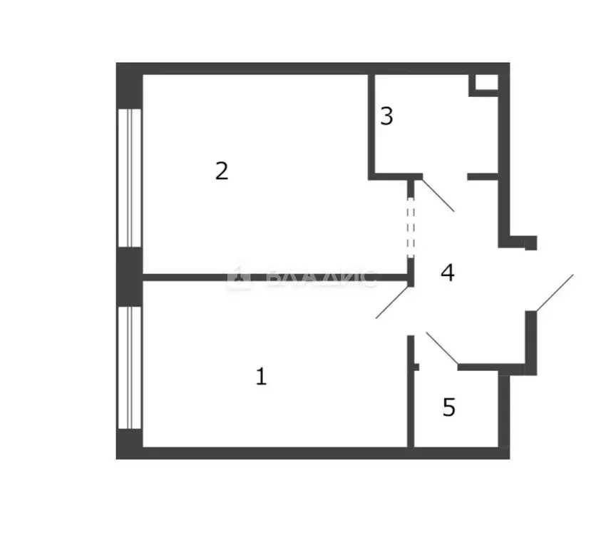 1-комнатная квартира: Москва, набережная Марка Шагала, 15к1 (43.5 м) - Фото 1