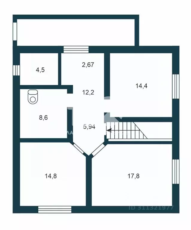 Дом в Новосибирская область, Новосибирск Арктическая ул., 2 (221 м) - Фото 1