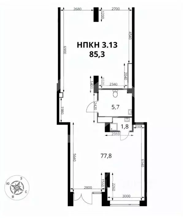 Торговая площадь в Московская область, Ленинский городской округ, д. ... - Фото 2