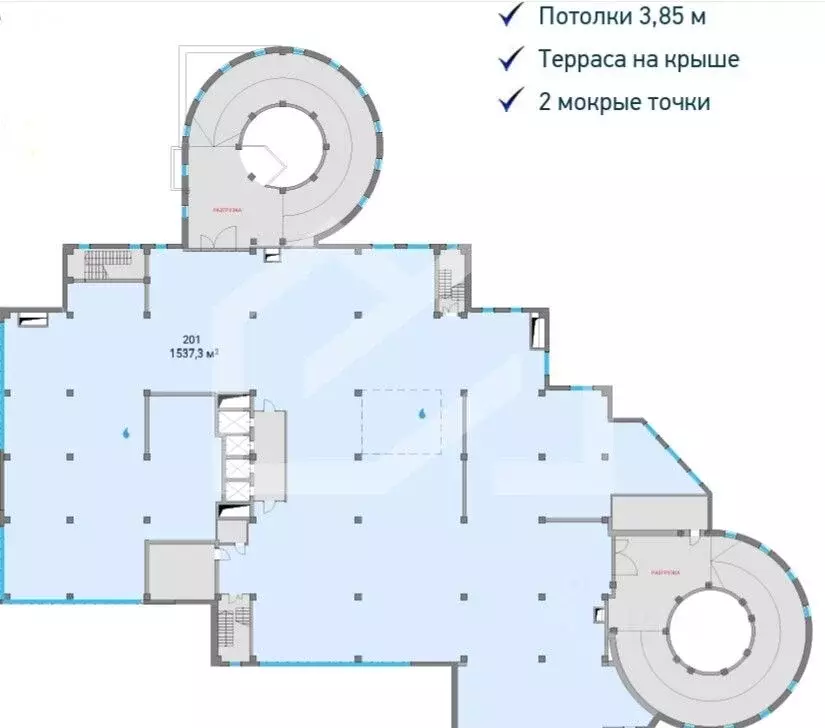 Производственное помещение в Москва Алтуфьевское ш., 35к1 (1537 м) - Фото 2