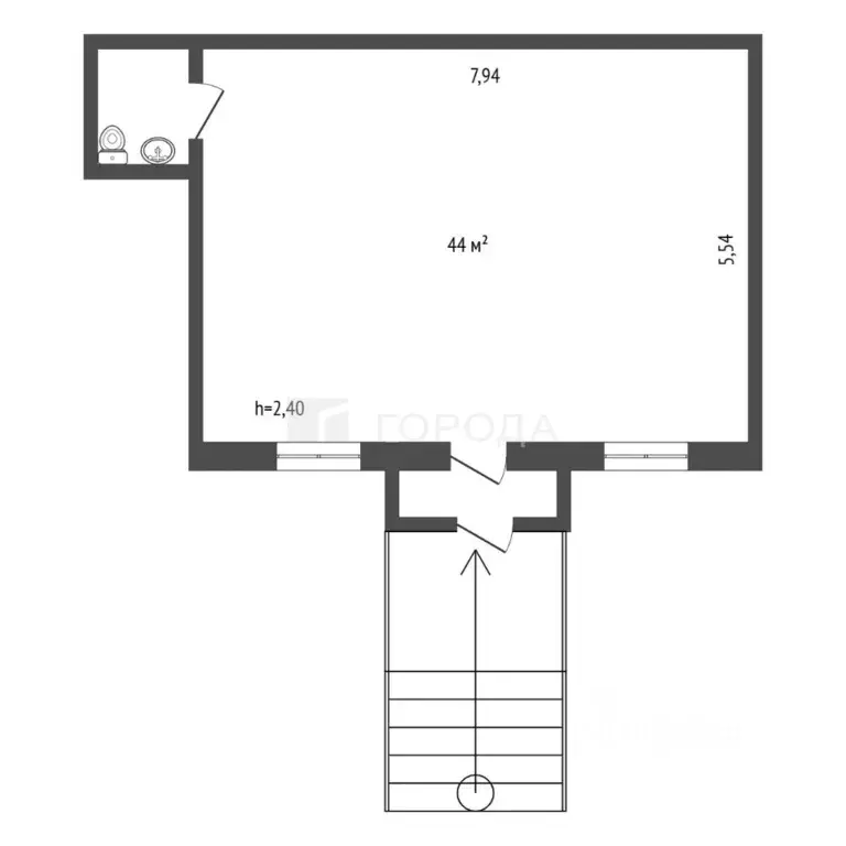 Помещение свободного назначения в Кемеровская область, Новокузнецк ул. ... - Фото 2