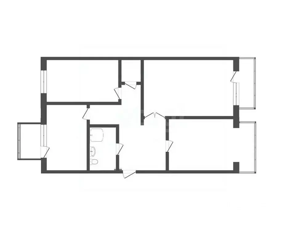 3-к кв. Севастополь ул. Молодых Строителей, 6 (69.3 м) - Фото 2