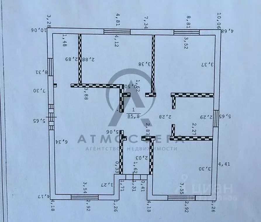 Дом в Краснодарский край, Апшеронск ул. Орджоникидзе (93 м) - Фото 2
