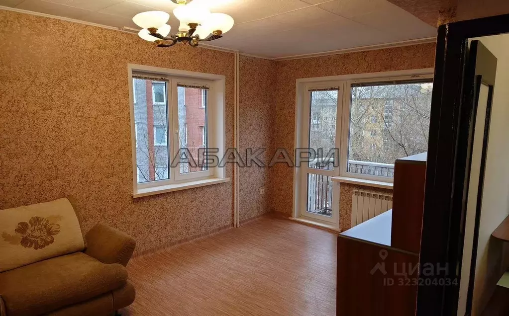 1-к кв. Красноярский край, Красноярск Кольцевая ул., 12 (31.0 м) - Фото 1