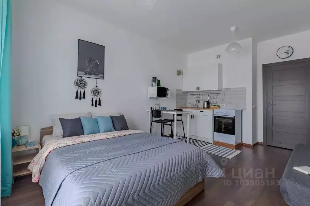Студия Санкт-Петербург ул. Ультрамариновая, 8 (28.0 м) - Фото 1