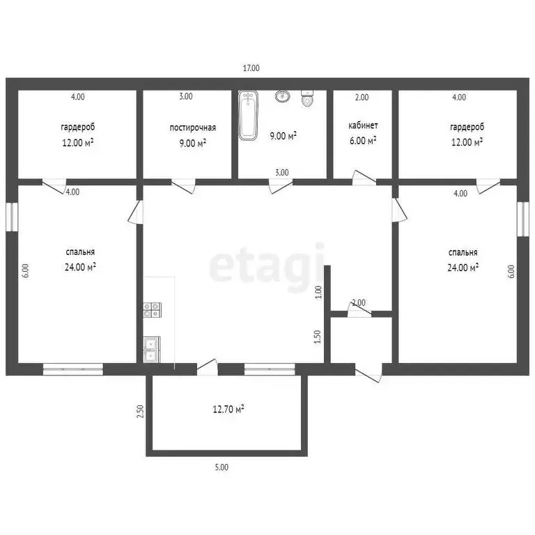 Дом в Богандинский, Вишнёвая улица (170 м) - Фото 1