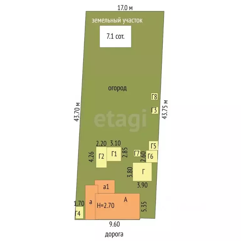 Дом в Омская область, Омск Московка мкр, ул. 2-я Станционная (63 м) - Фото 2
