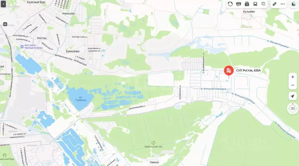 Участок в Ярославская область, Ярославский муниципальный округ, Росток ... - Фото 1