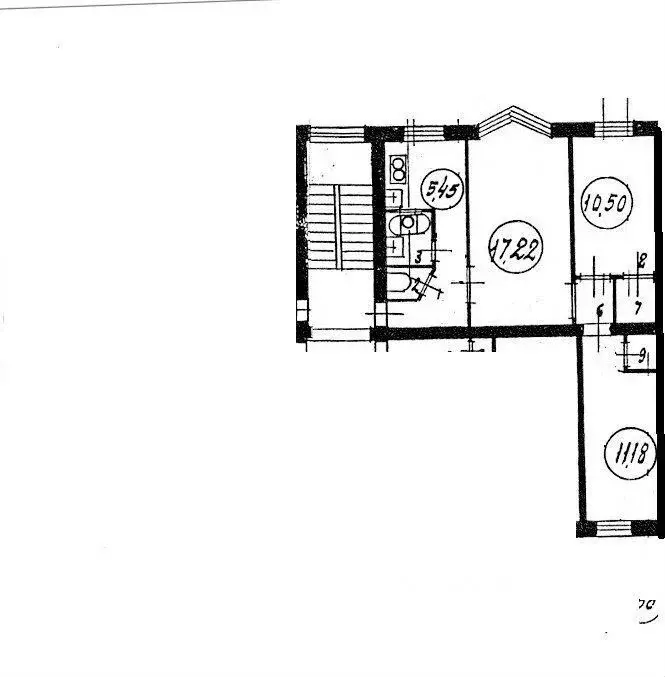 3-к кв. Санкт-Петербург Корпусная ул., 26 (55.0 м) - Фото 0