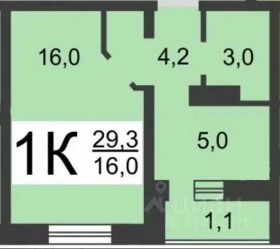 1-к кв. Нижегородская область, Нижний Новгород ул. Янки Купалы, 22 ... - Фото 2
