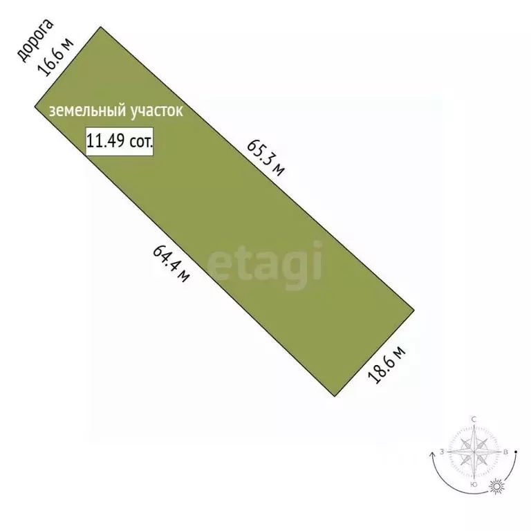 Участок в Саха (Якутия), Якутск Покровское шоссе, 7-й км, 13 (11.49 ... - Фото 2