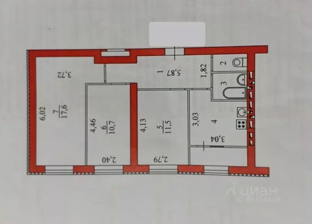 3-к кв. Волгоградская область, Волгоград ул. Ломоносова, 16 (61.4 м) - Фото 2