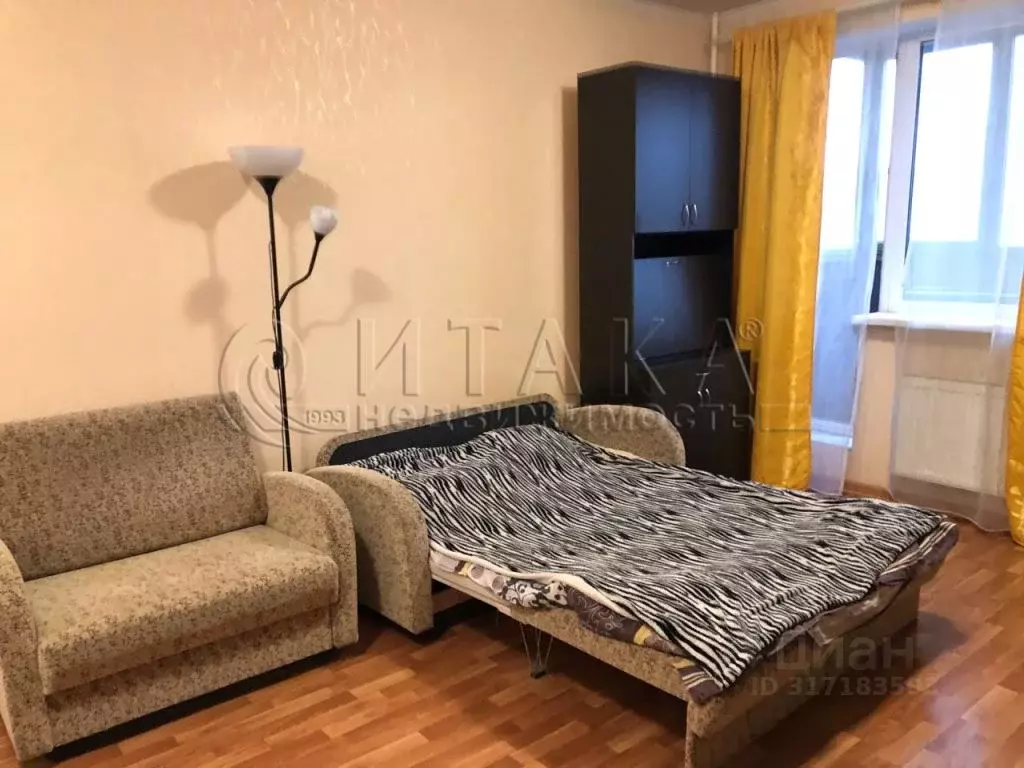 Студия Санкт-Петербург пос. Шушары, Первомайская ул., 5к1 (28.0 м) - Фото 0