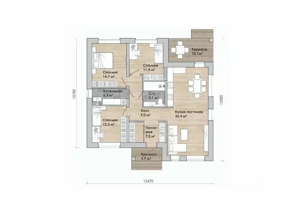 Дом в Татарстан, Казань ул. Душистая, 35 (121 м) - Фото 2