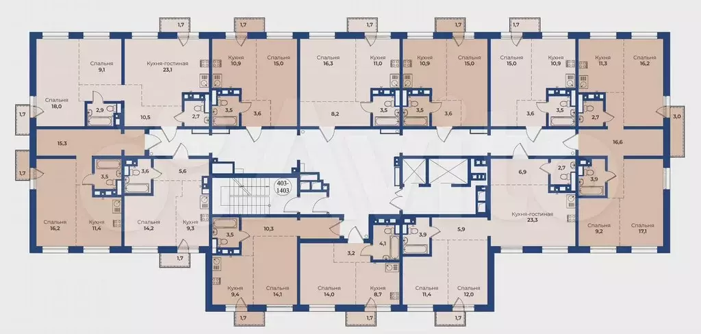 Квартира-студия, 30,5 м, 10/15 эт. - Фото 1