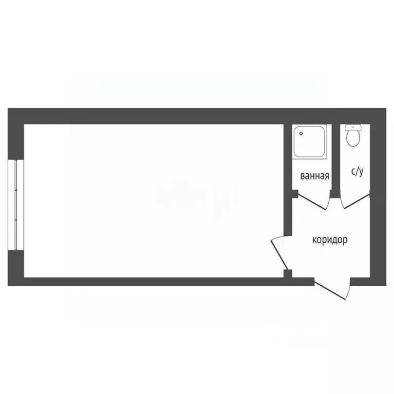 Студия Воронежская область, Воронеж ул. Любы Шевцовой, 17А (23.7 м) - Фото 2