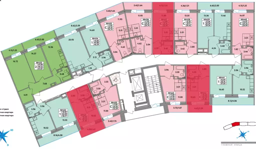 1-к кв. Ленинградская область, Всеволожский район, д. Новое Девяткино ... - Фото 2