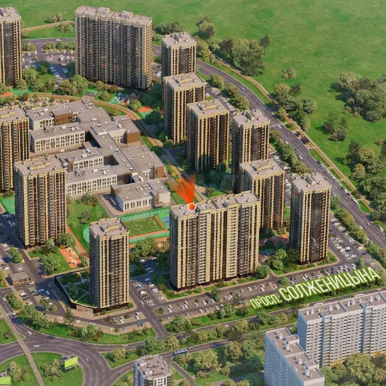 Квартира-студия, 26 м, 21/24 эт. - Фото 0