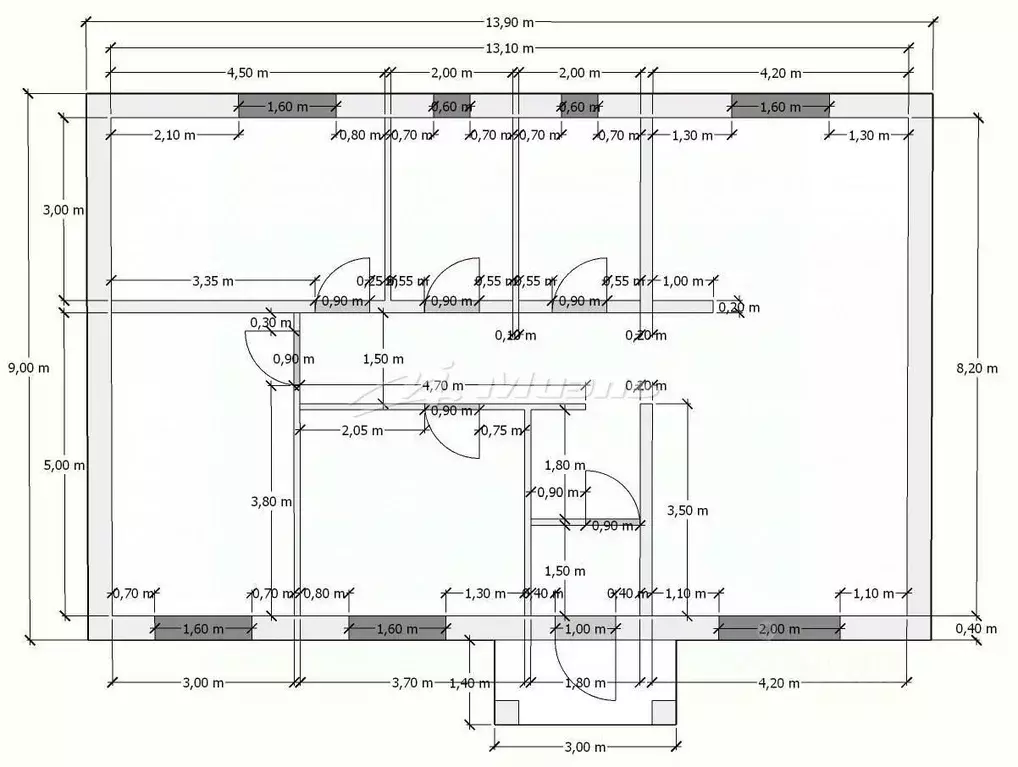 Дом в Крым, Симферопольский район, Трудовское с/пос, с. Строгоновка ... - Фото 2