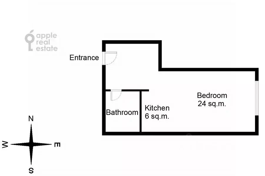 Студия Москва Большой Строченовский пер., 9 (40.0 м) - Фото 1