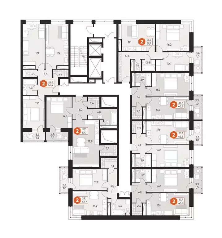 3-к кв. Московская область, Балашиха Гагарина мкр, ул. Проектная, 4 ... - Фото 2