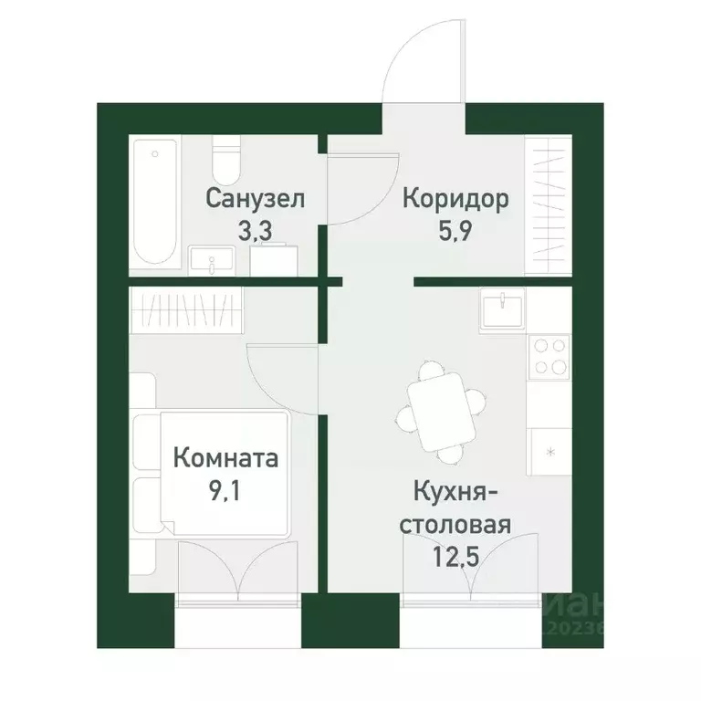 1-к кв. Свердловская область, Екатеринбург Твоя Привилегия жилой ... - Фото 0