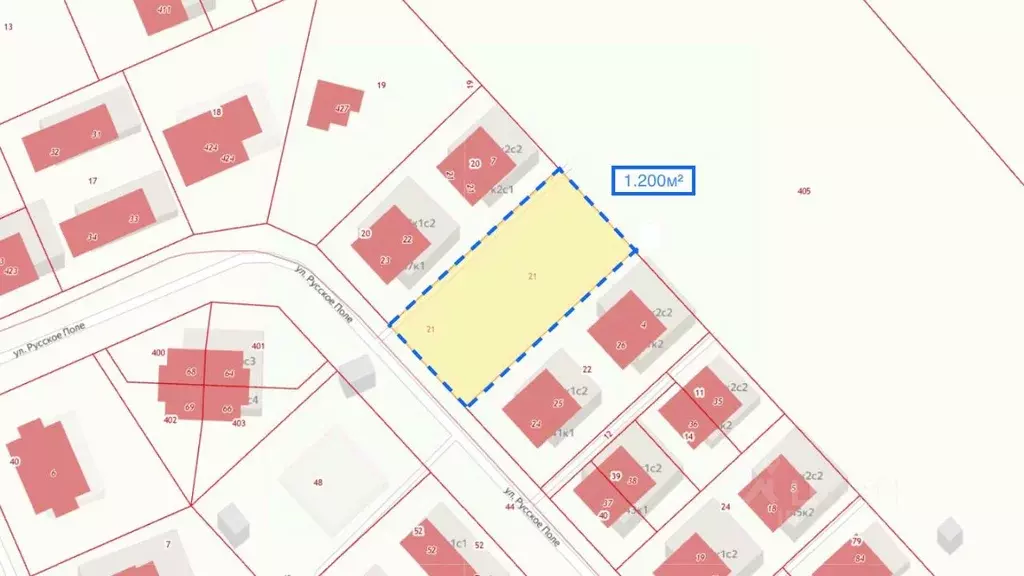 Участок в Москва д. Ширяево, ул. Русское Поле, 41к1 (12.0 сот.) - Фото 1