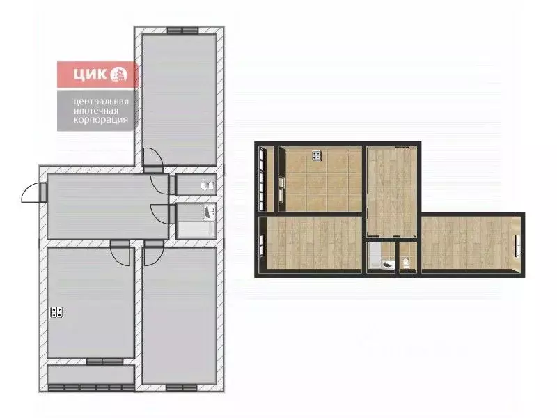 2-к кв. Рязанская область, Рязань Касимовское ш., 20 (70.0 м) - Фото 1