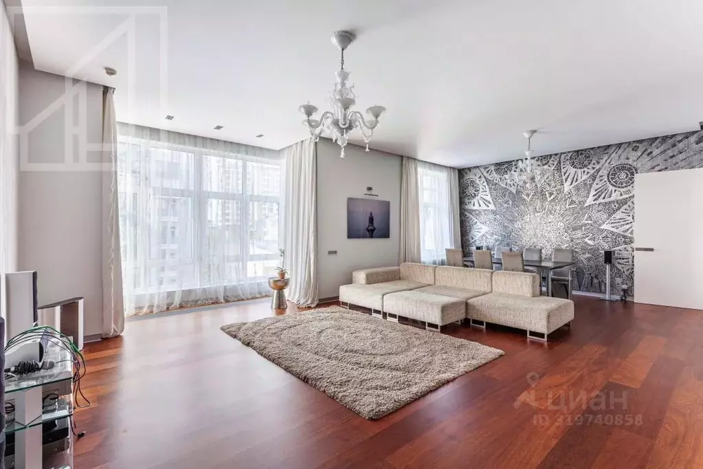 4-к кв. Москва Малый Новопесковский пер., 8 (172.0 м) - Фото 2