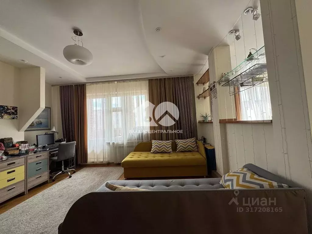 2-к кв. Новосибирская область, Новосибирск ул. Галущака, 1 (82.8 м) - Фото 1