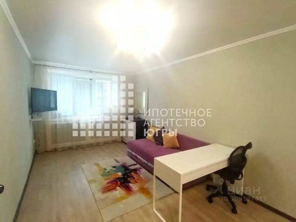 2-к кв. Ханты-Мансийский АО, Ханты-Мансийск Парковая ул., 92Б (35.8 м) - Фото 1