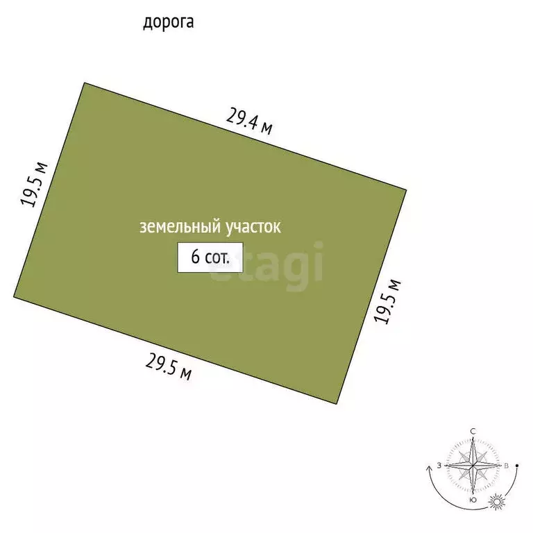 Участок в Новый Уренгой, СНТ Мечта, Сиреневая улица (6 м) - Фото 0