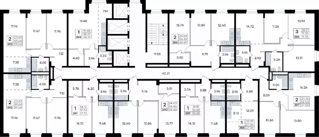 2-к кв. Приморский край, Владивосток ул. Тухачевского (59.64 м) - Фото 2