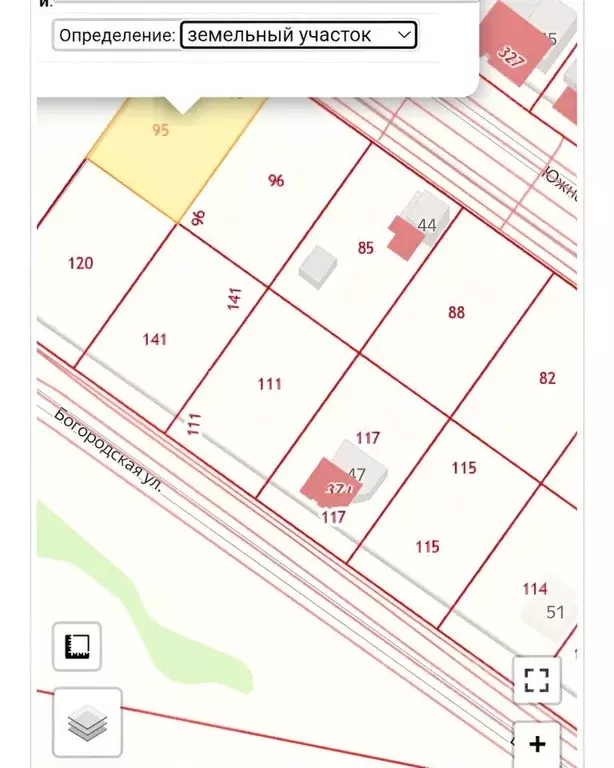 Участок в Нижегородская область, Богородск Южная ул. (10.0 сот.) - Фото 1