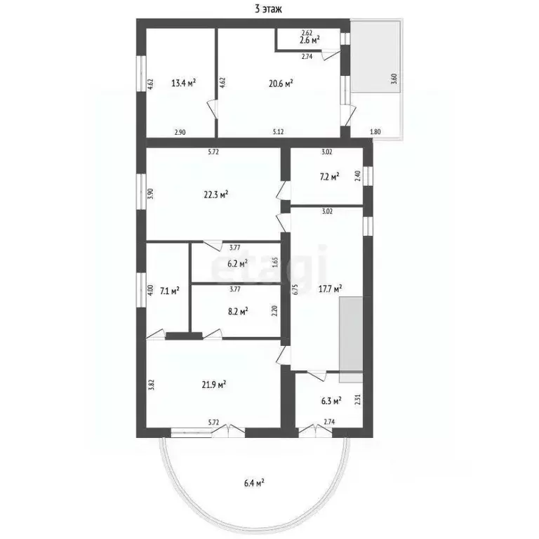 Дом в Краснодарский край, Геленджик  (409 м) - Фото 2