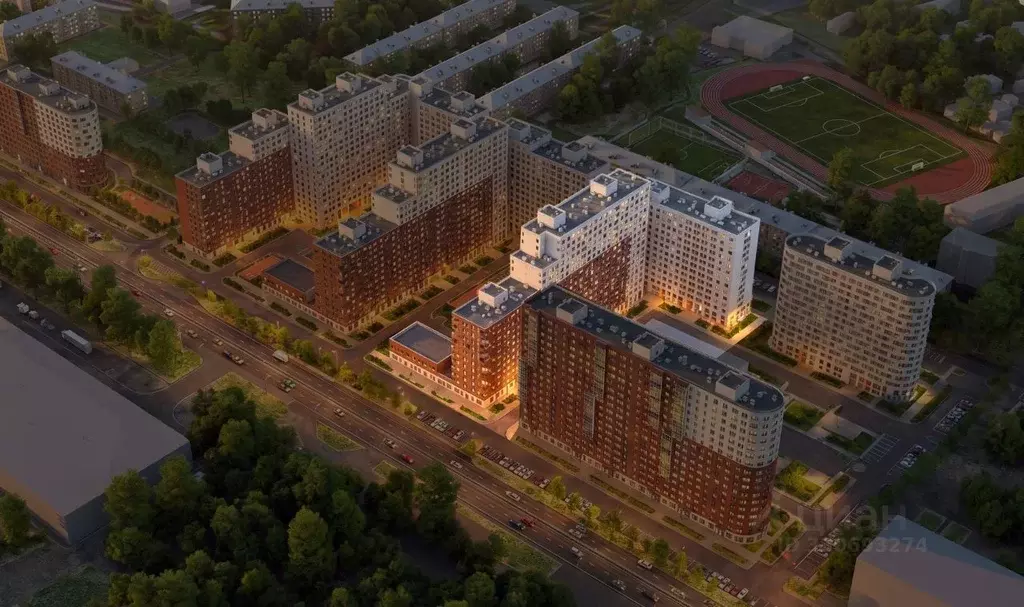 1-к кв. Московская область, Люберцы городской округ, Томилино пгт, ... - Фото 2