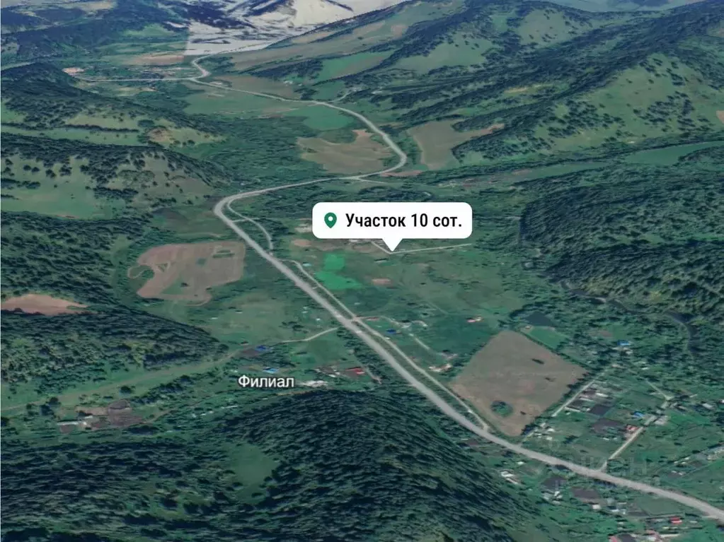 Участок в Алтай, Майминский район, Поселок филиал ул. Мира, 23 (10.0 ... - Фото 2