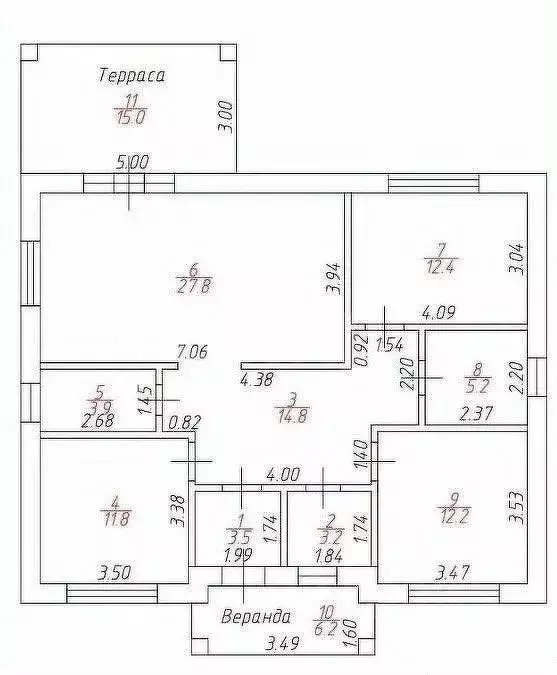 Дом в Белгородская область, Белгородский район, с. Стрелецкое 442 (100 ... - Фото 2