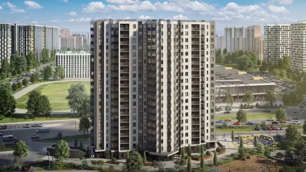 2-к кв. Ленинградская область, Мурино Всеволожский район, ул. ... - Фото 1