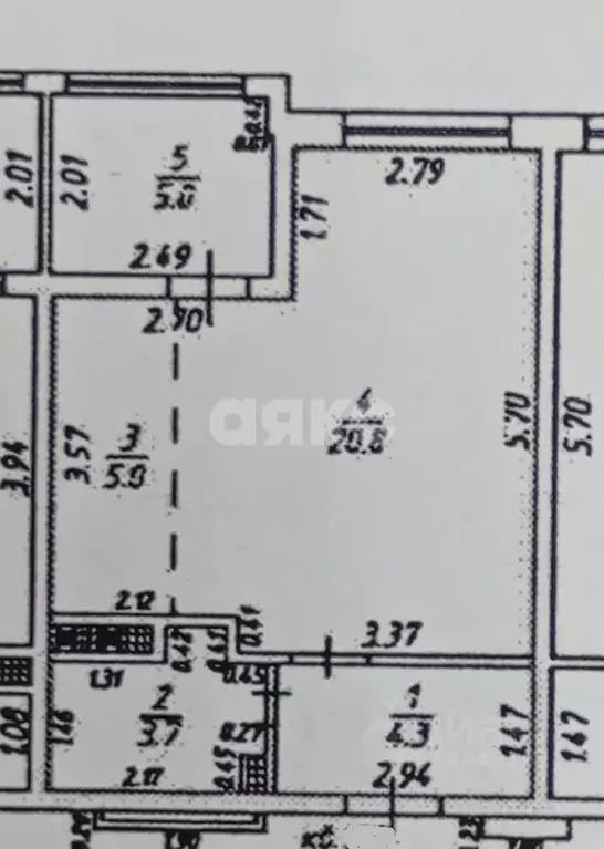 1-к кв. Краснодарский край, Анапа ул. Ленина, 190к1 (39.0 м) - Фото 2