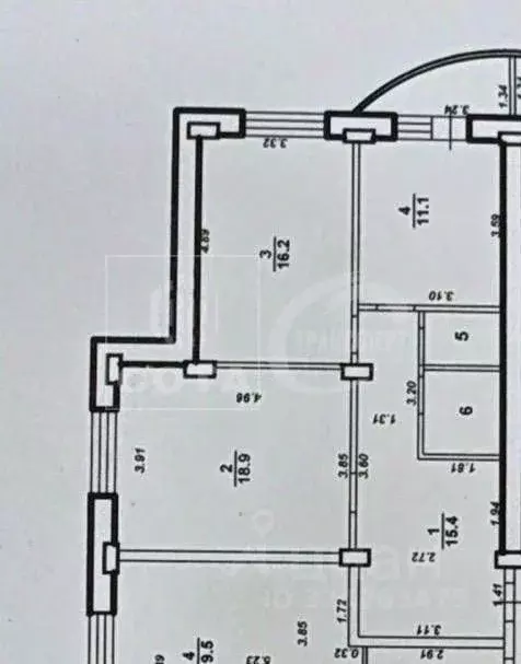 2-к кв. Воронежская область, Воронеж ул. Революции 1905 года, 31г ... - Фото 2