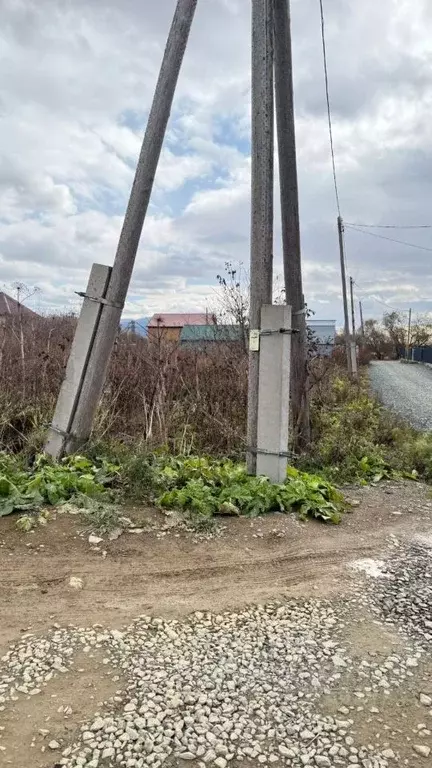 Участок в Сахалинская область, Южно-Сахалинск пер. Калиновый, 4 ... - Фото 1